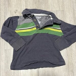 4/$30 Old Navy Kids Striped Green and Gray Shirt 2T